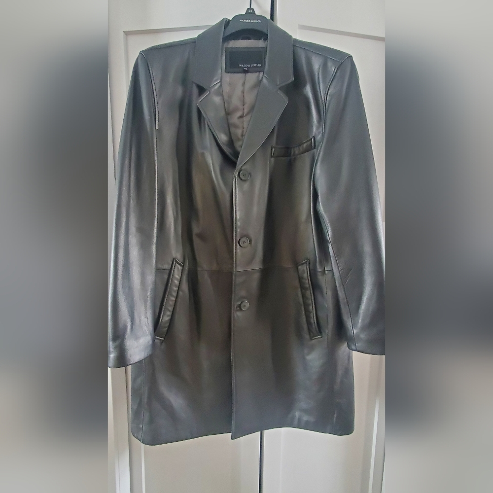 Men's Black Leather Jacket